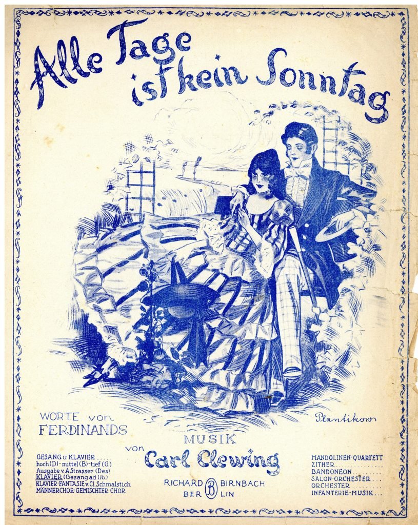 1922 Alle Tage ist kein Sonntag 01 scaled
