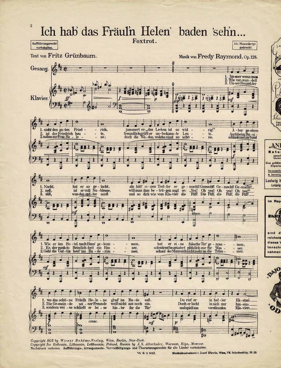 1925 Ich hab das Fräuln Seite 2