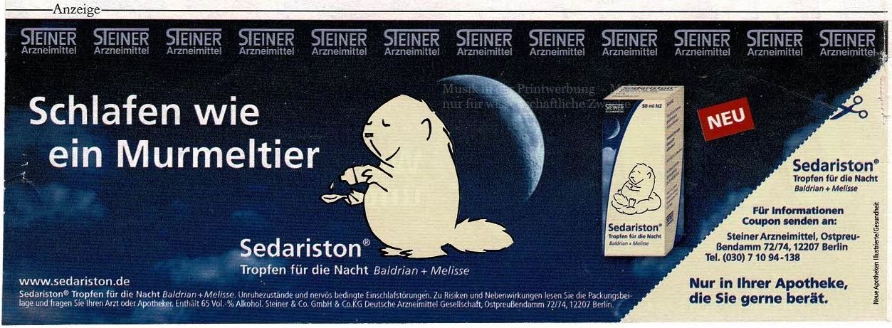 Sedariston Murmeltier Apotheken Illu 1 12 2005 Sedariston Murmeltier Apotheken Illu 1 12 2005