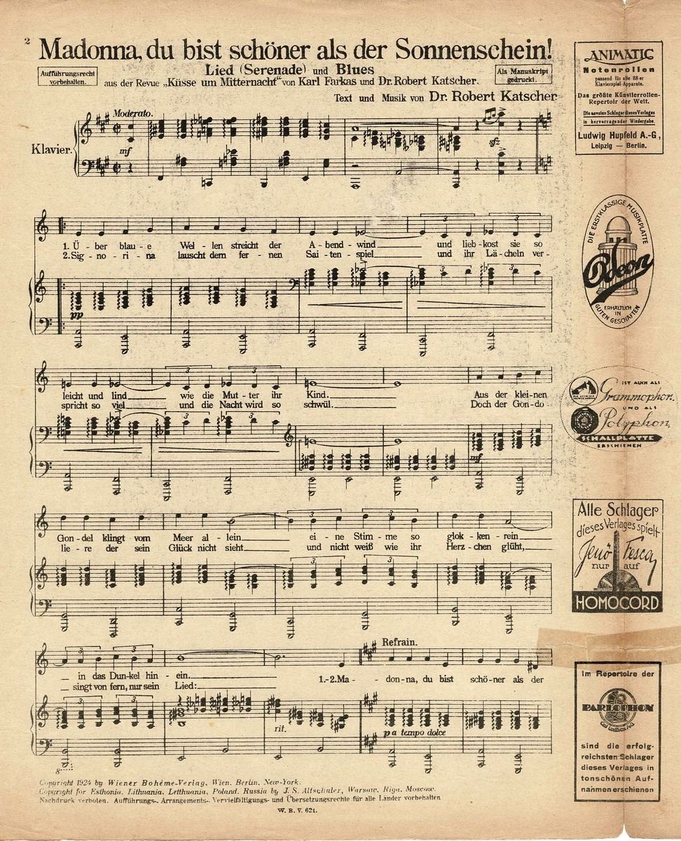 1924 Madonna du bist schöner Seite 2