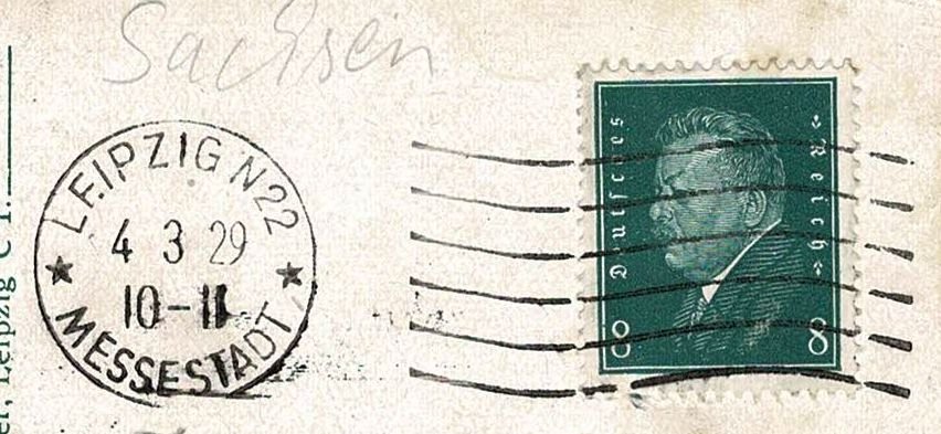 Ebert Briefmarke zur Leipziger Messe 4 3 1929 Ebert Briefmarke zur Leipziger Messe 4 3 1929