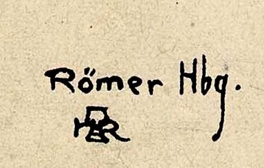 Du kleine Dielenfee 01 Signatur Römer Hbg