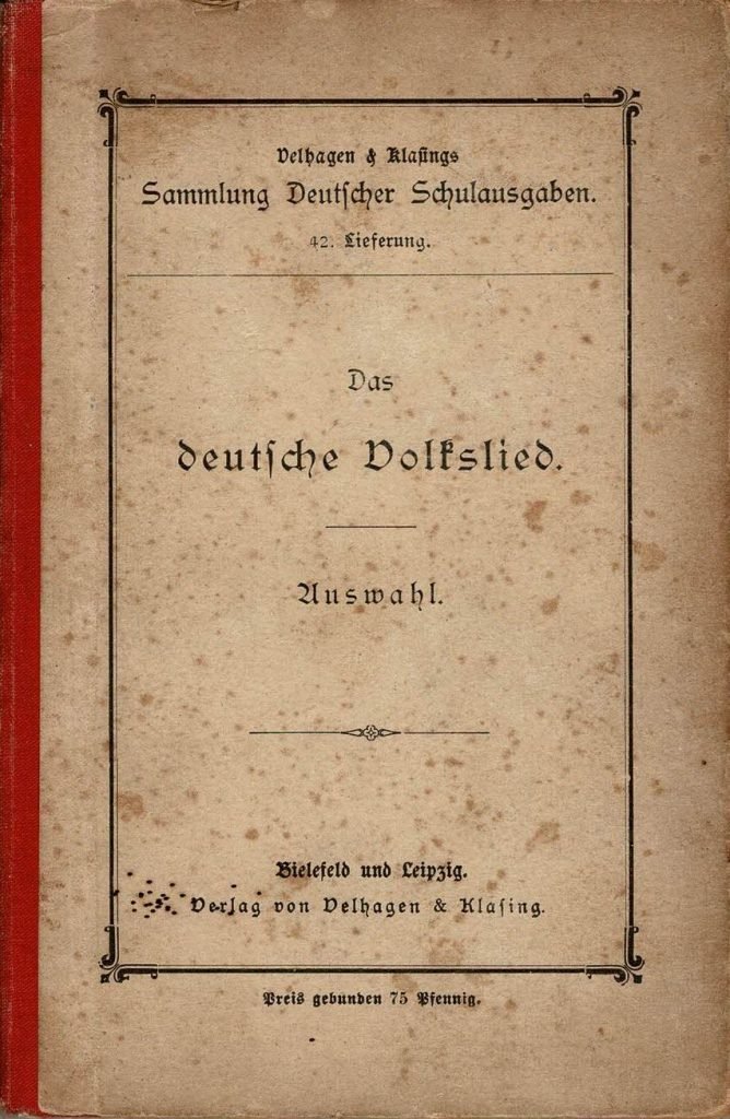 Das deutsche Volkslied 001