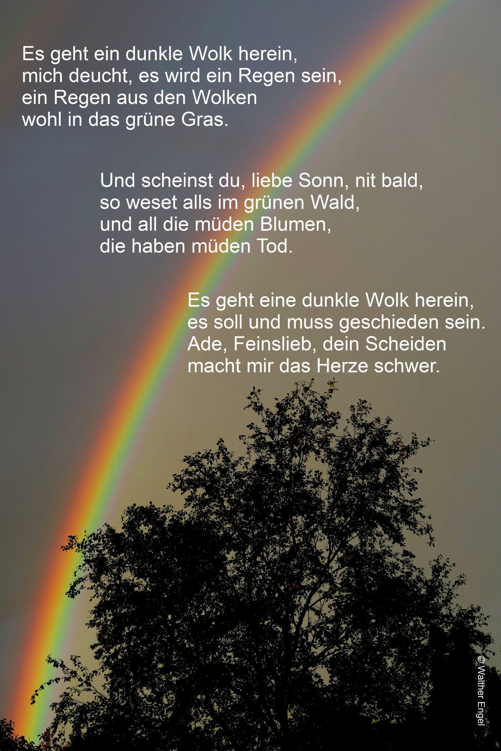 Es geht ein dunkle Wolk Textblatt scaled