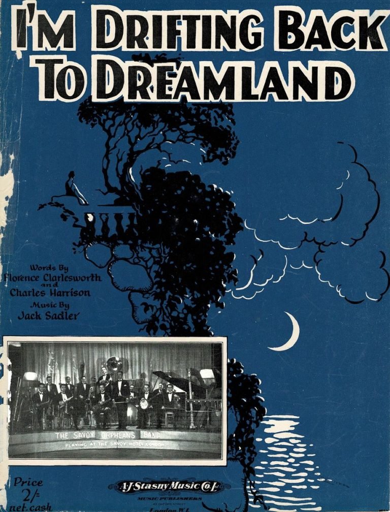 1924 Im drifting back to dreamland 01