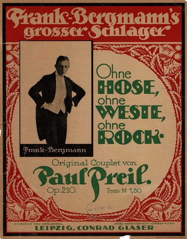 1920 Ohne Hose Weste Rock 01