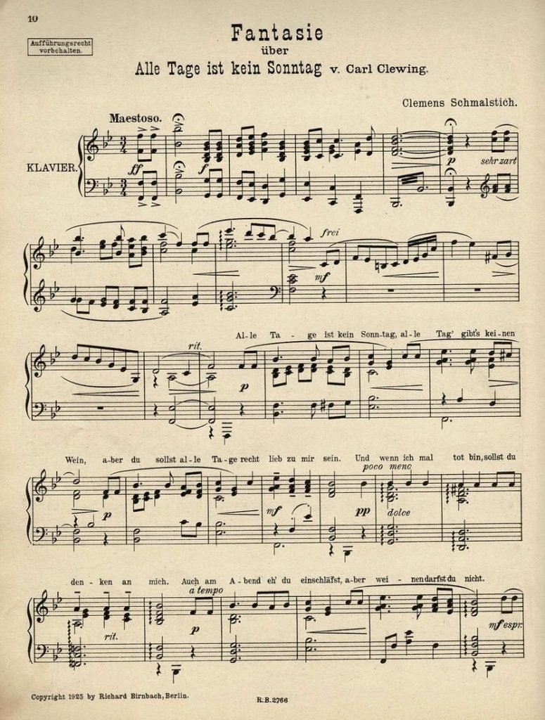 Alle Tage ist kein Sonntag Fantasie .10