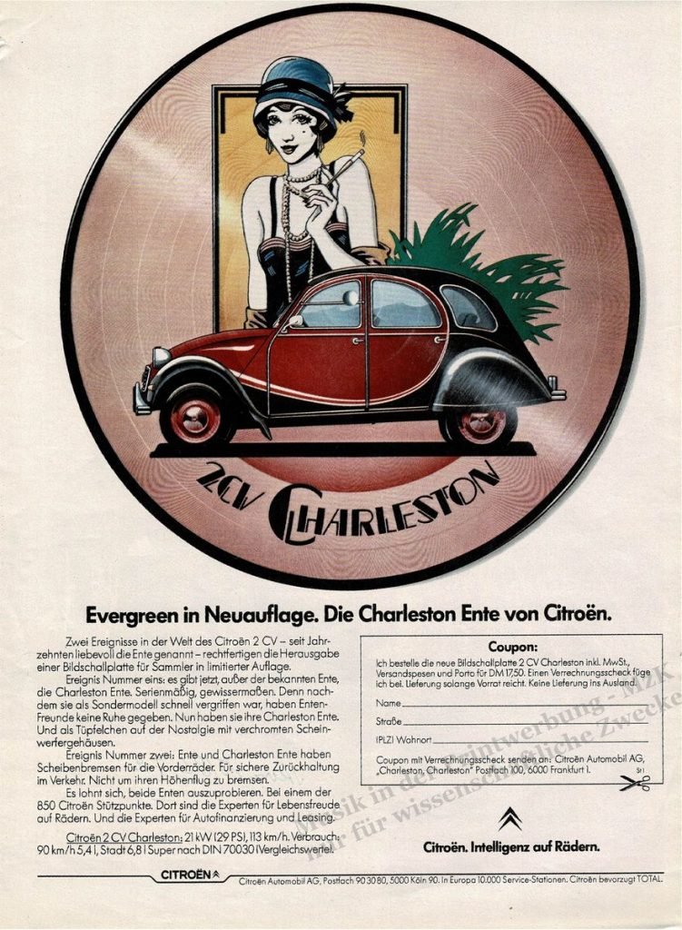 Citroen Ente Charleston 1982 15 Stern