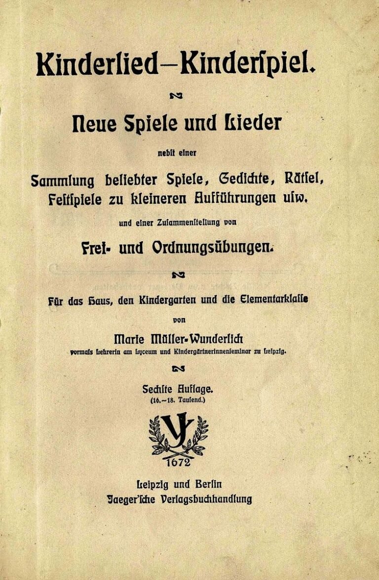 Kinderlied Kinderspiel Titel