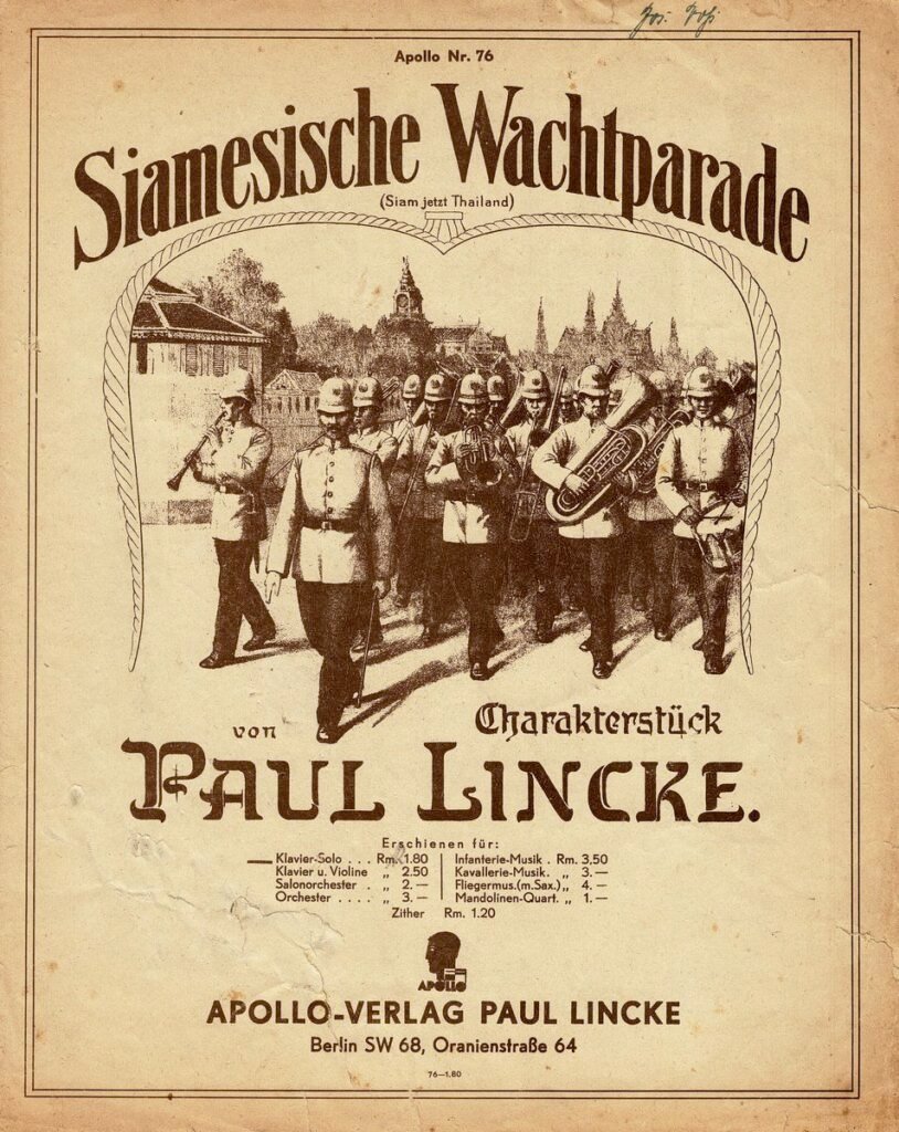 1902 Siamesische Wachtparade b 01