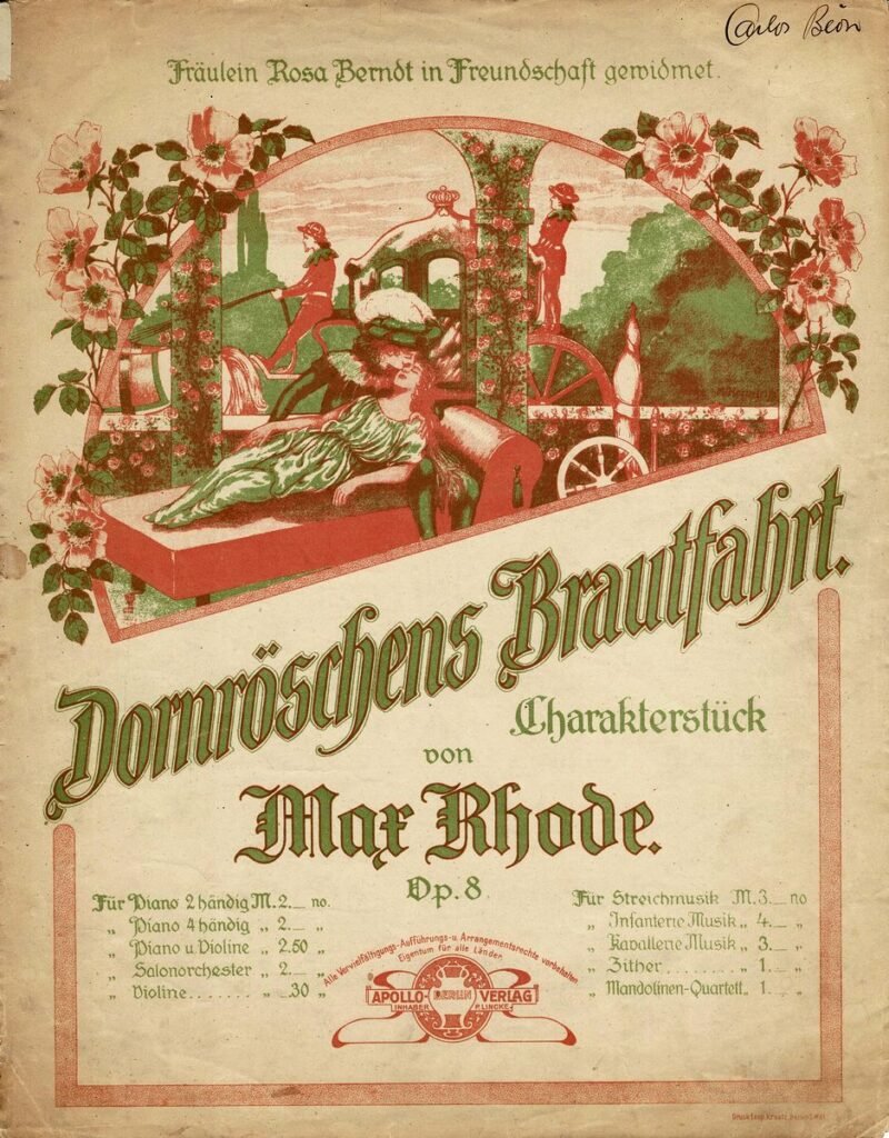 1916 Dornroeschensd Brautfahrt a 01