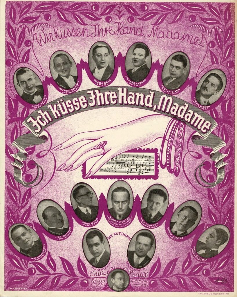 1928 ich kuesse ihre Hand Madame 01