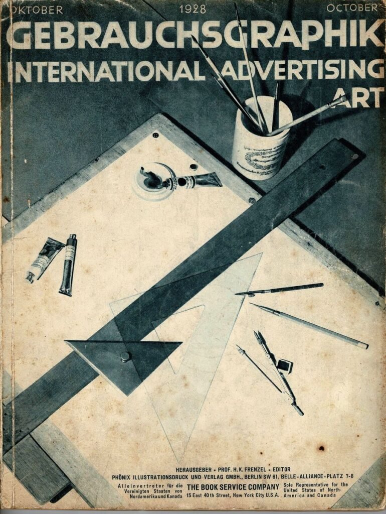 Gebrauchsgraphik 10 1928 Titel