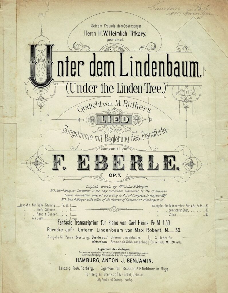 Unter dem Lindenbaum b 01