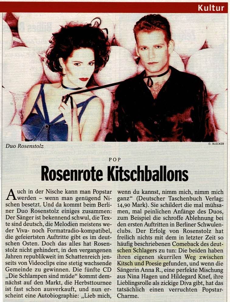 Rosenstolz Spiegel 39 1997