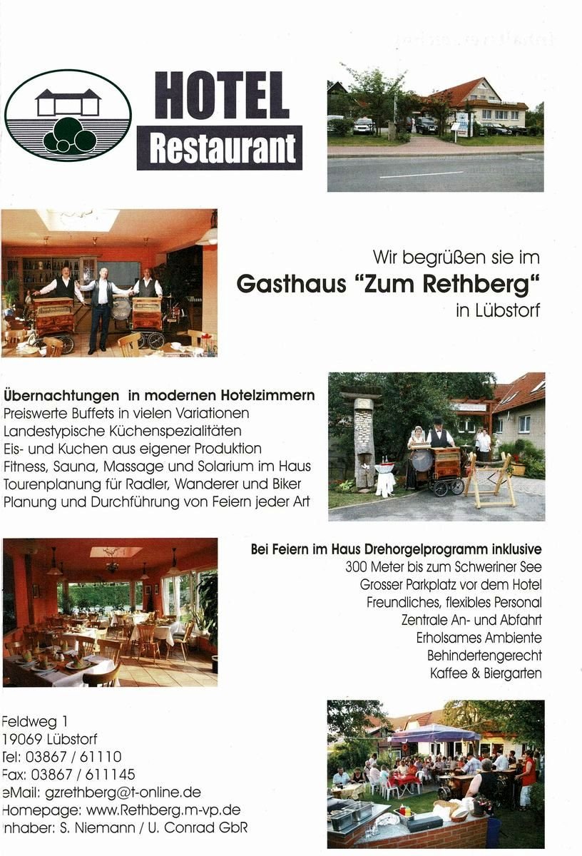 Kommt singt mit uns, Gasthaus Rethberg 