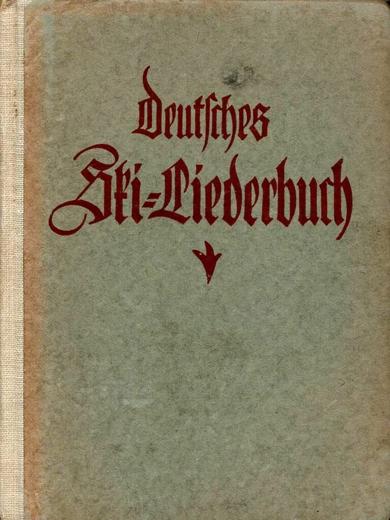 Deutsches Ski Liederbuch 1929 Titel