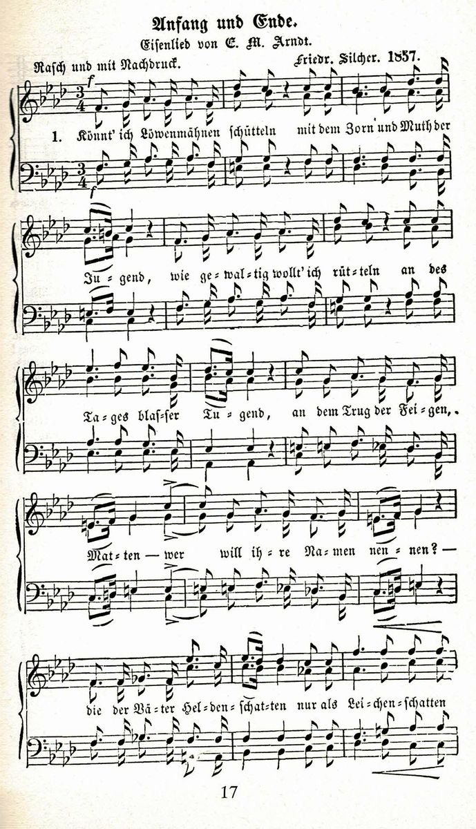 Eisenlied Anfang und Ende 1 Eisenlied Anfang und Ende 1