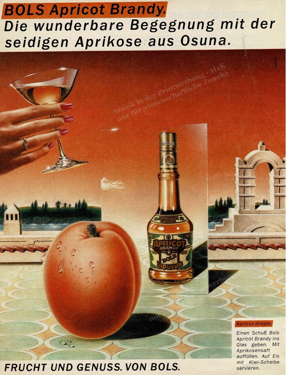 Bols Aprikose Stern 17 1984