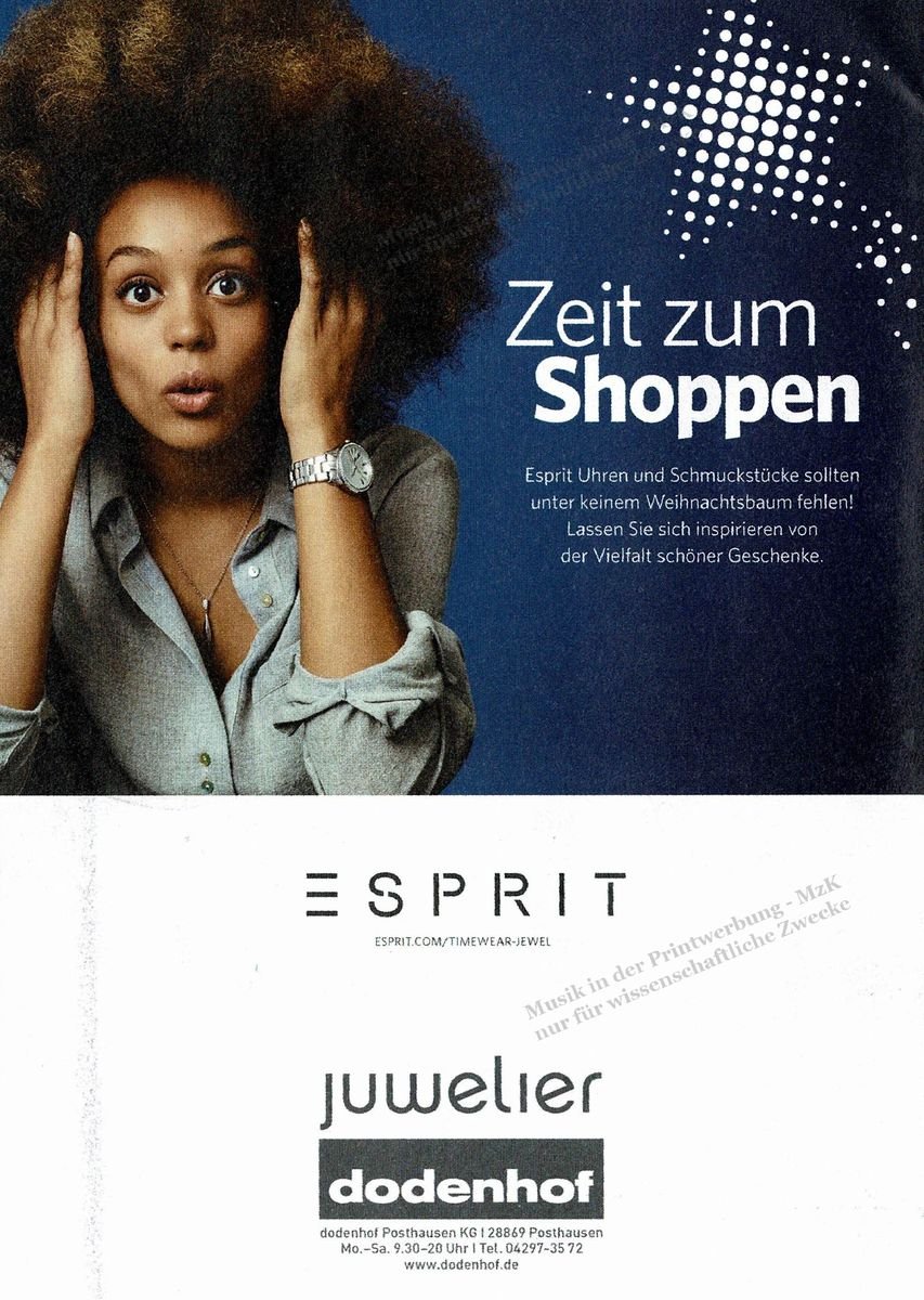 Esprit Jingle Bells Prosp Rückseite