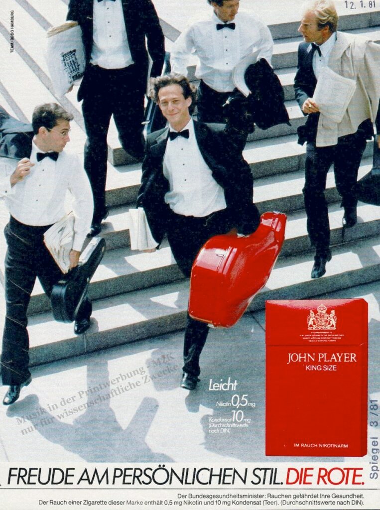 John Player Cellokasten Spiegel 12 1 1981