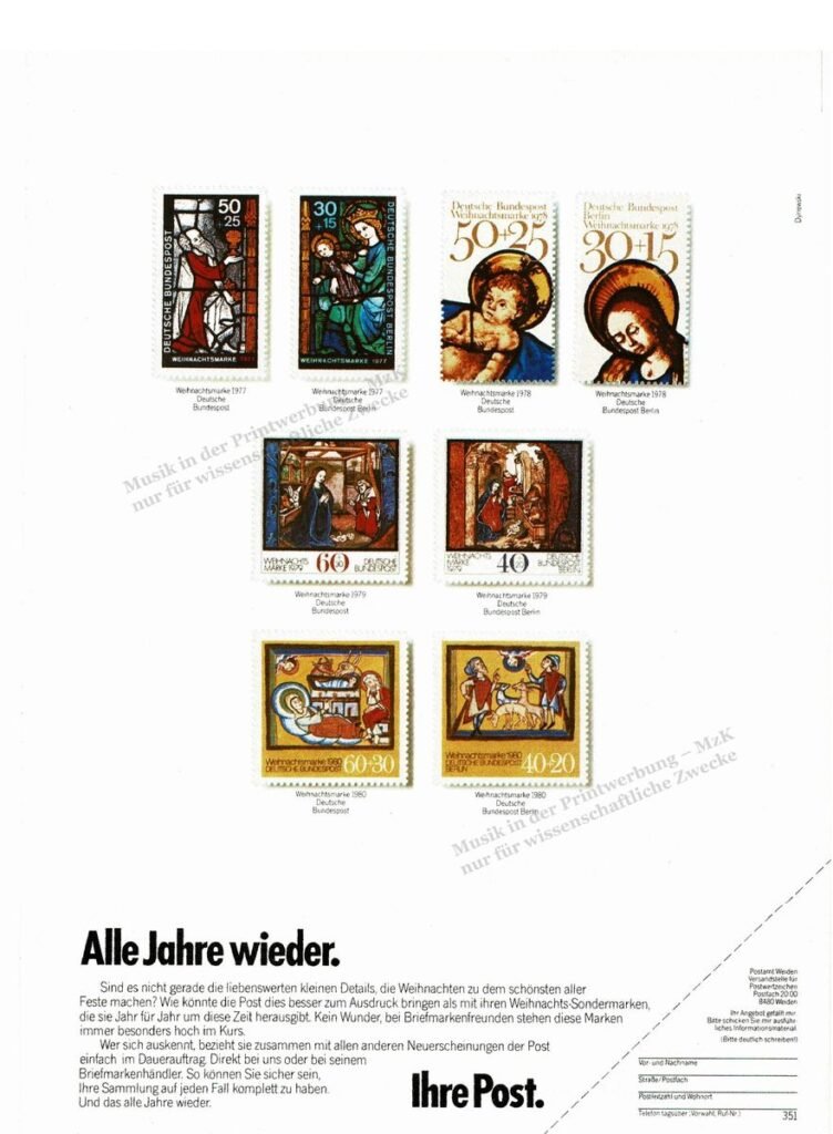 Post Titel Lied WestermMon 11 1990
