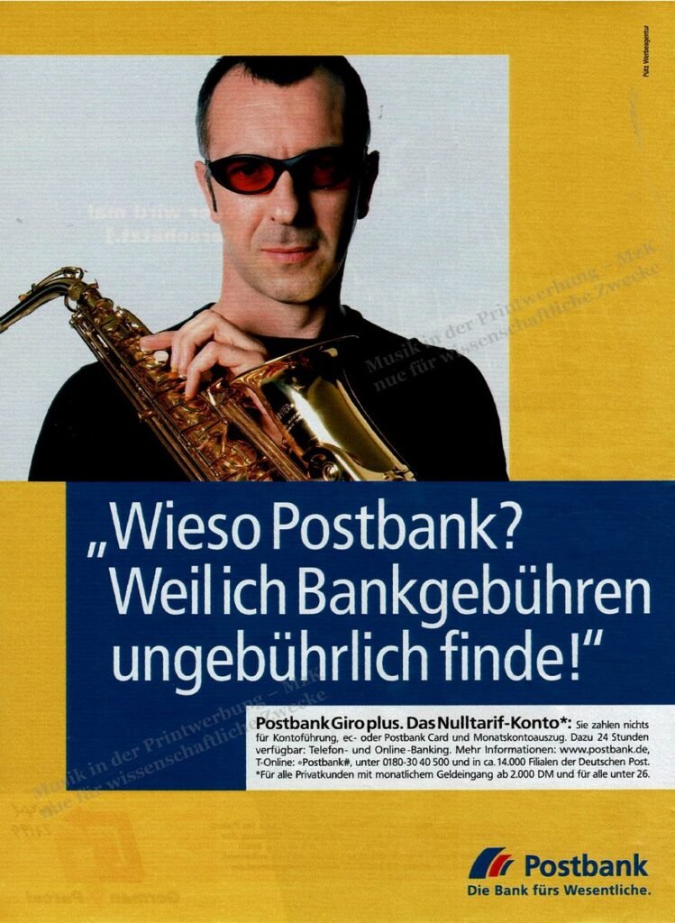 Postbank Saxofon Spiegel 27 1999