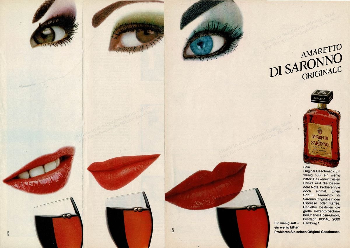 Amaretto Rote Lippen 83 84 Collage Amaretto Rote Lippen 83 84 Collage