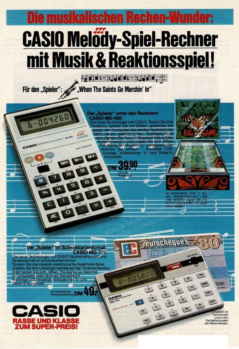 Casio Noten Spiegel 44 80