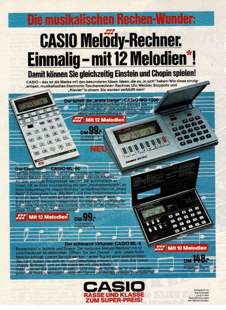 Casio Noten Spiegel 47 80