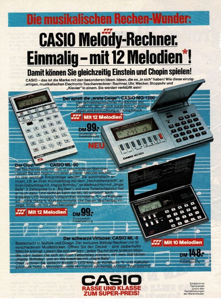 Casio Noten Spiegel 47 80