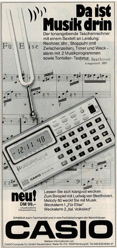 Casio Stimmgabel Noten Spiegel 24 79