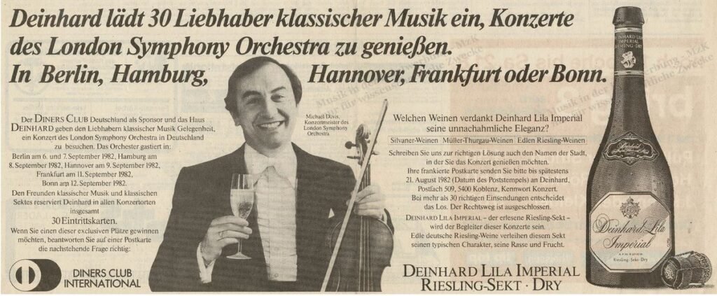 Deinhard Geige HAZ 14 8 1982