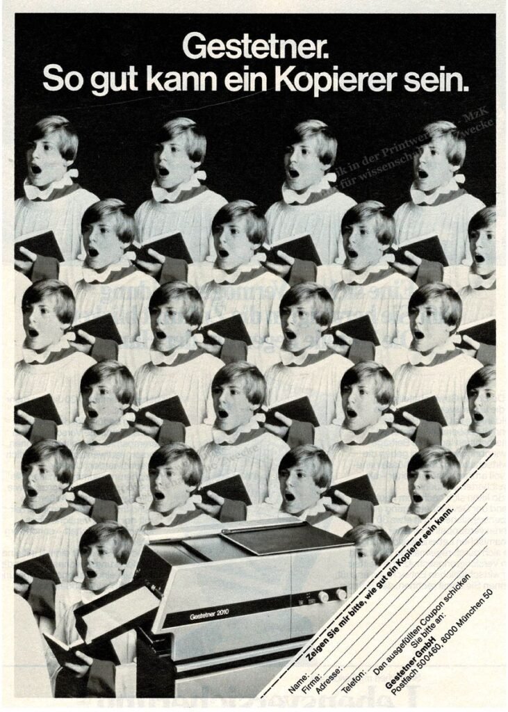 Gestetner Chorknaben Spiegel 7 9 2 1981