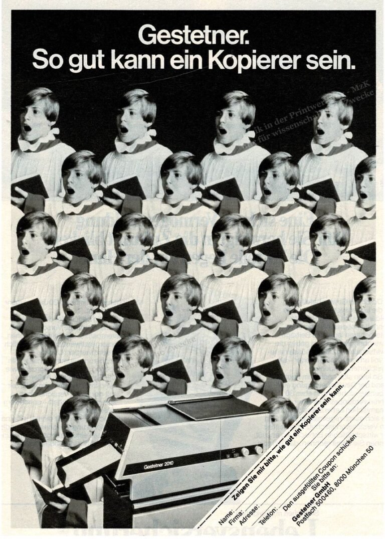 Gestetner Chorknaben Spiegel 7 9 2 1981
