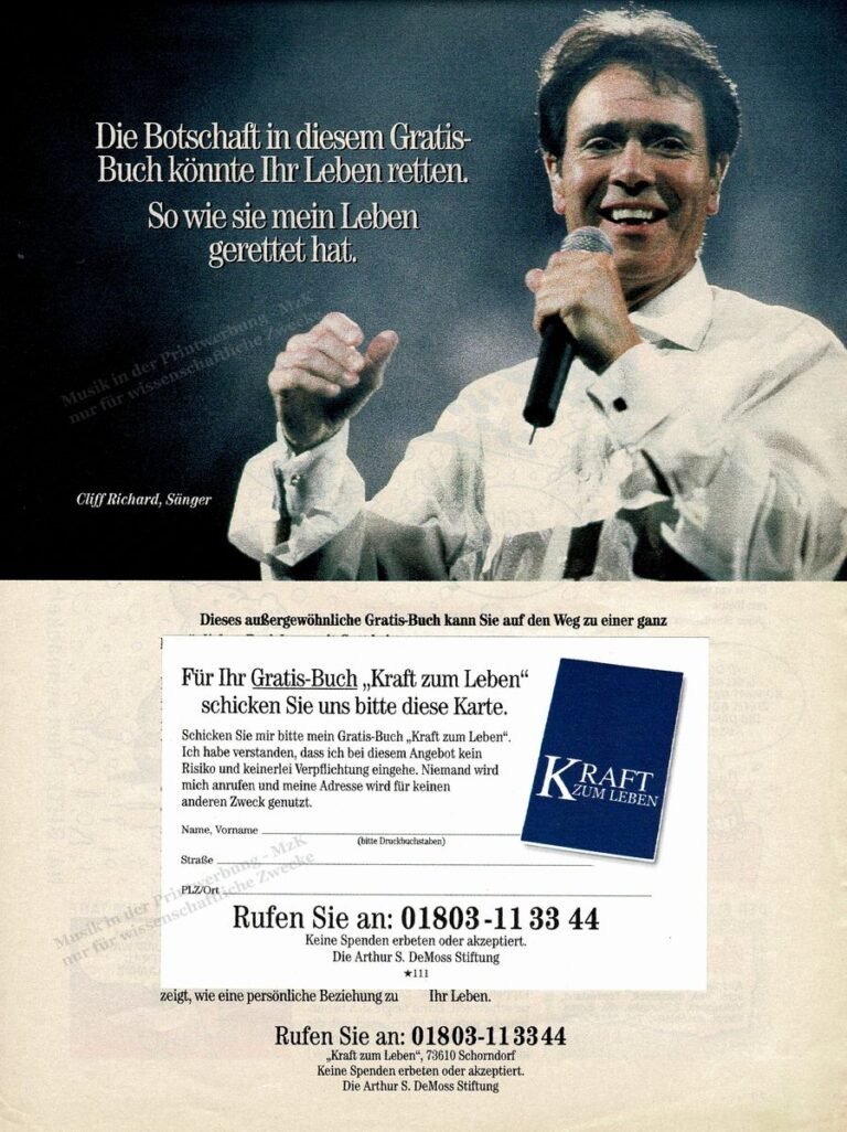Kraft zum Leben Cliff Richard Stern 3 2002