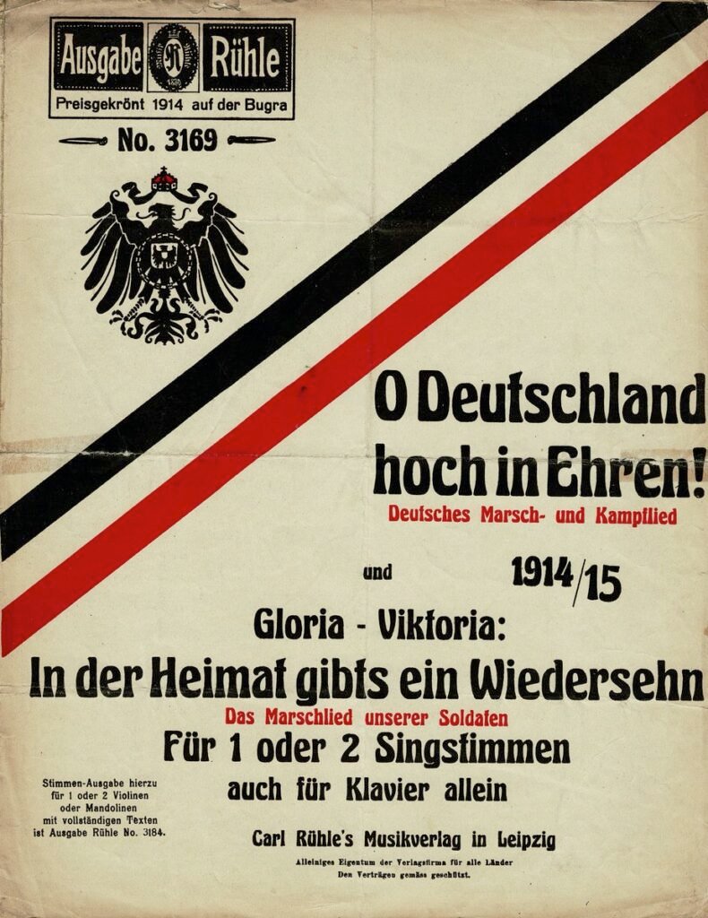 1914 O Deutschland hoch in Ehren