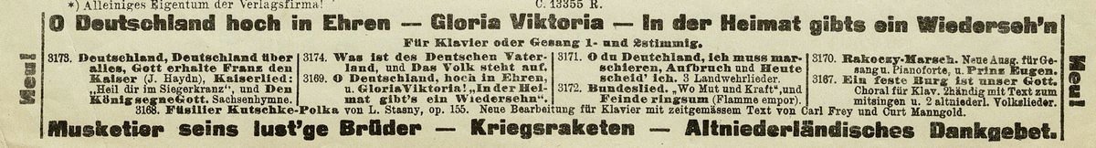 1914 O Deutschland hoch in Ehren S 2 1914 O Deutschland hoch in Ehren S 2