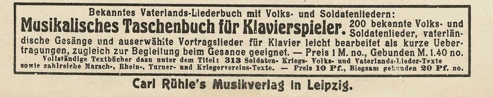 1914 Rühle 3167 Anzeige S 2 1914 Rühle 3167 Anzeige S 2
