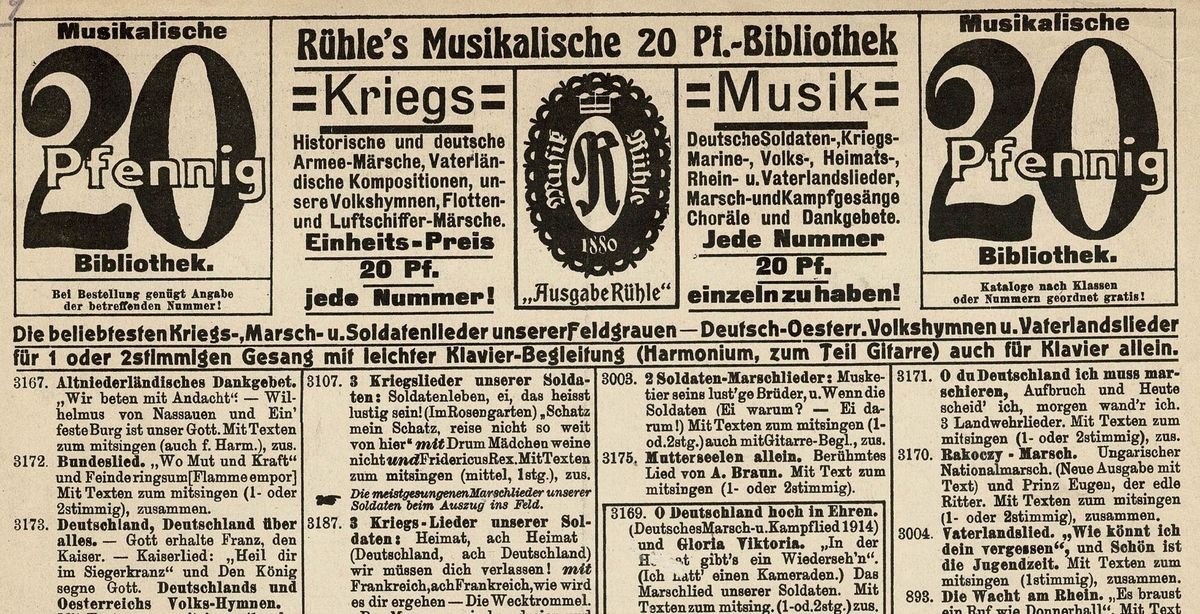 1914 Rühle 3167 Rückseite Ausschnitt 1914 Rühle 3167 Rückseite Ausschnitt