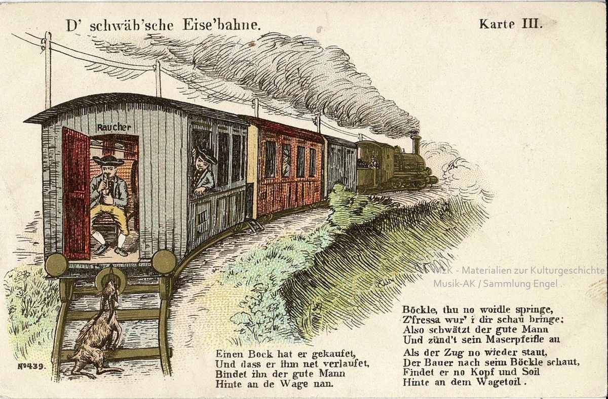 D schwäbsche Eisebahne um 1905 D schwäbsche Eisebahne um 1905