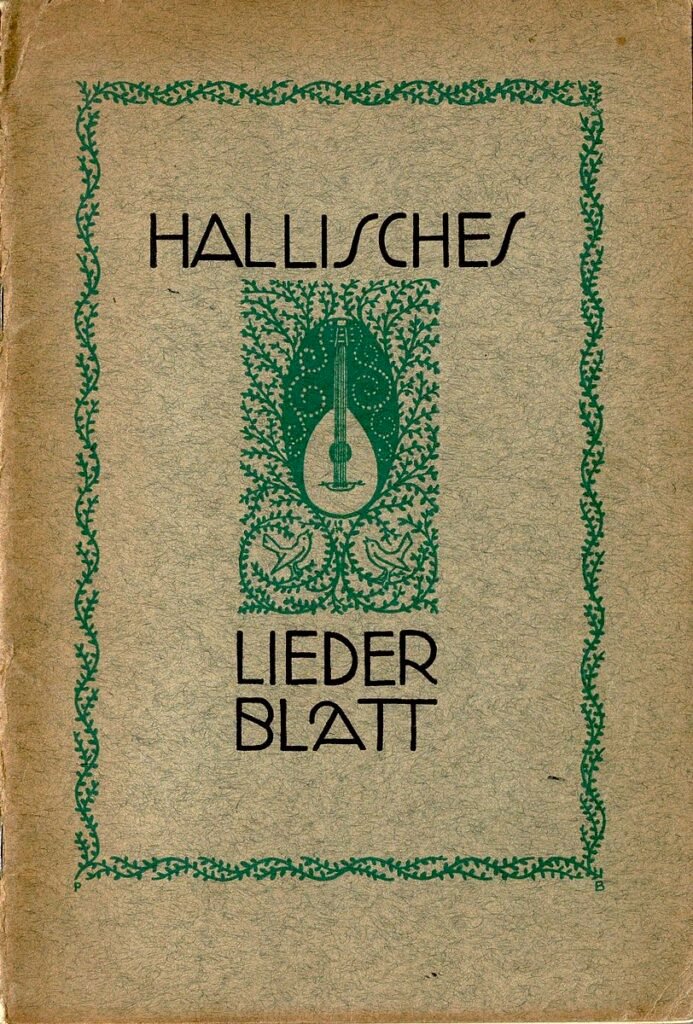 Hallisches Liederblatt Titel