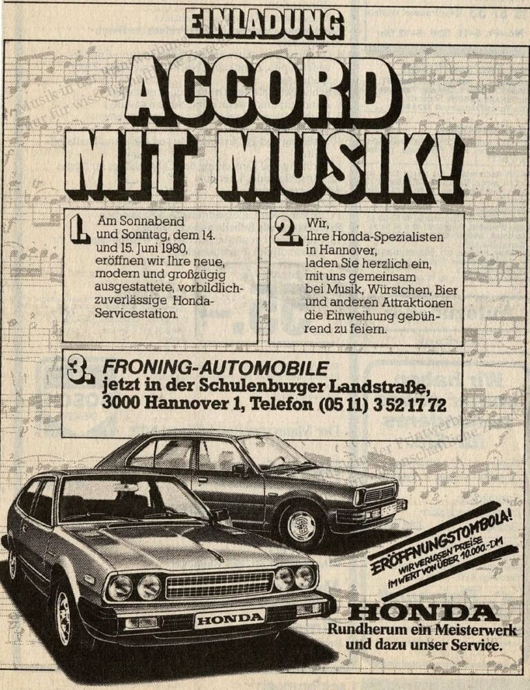 Honda Accord HAZ 11 6 1980