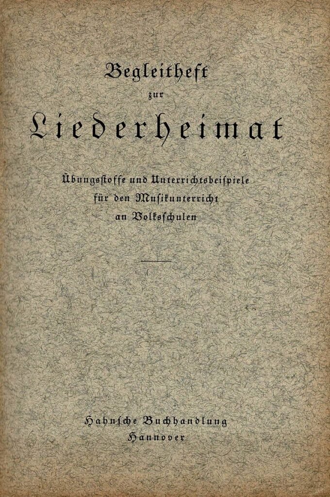 Liederheimat Begleitheft 1928