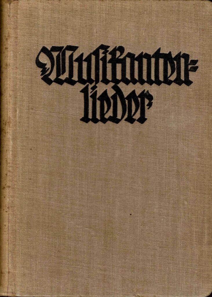 Musikantenlieder 1925 Titel