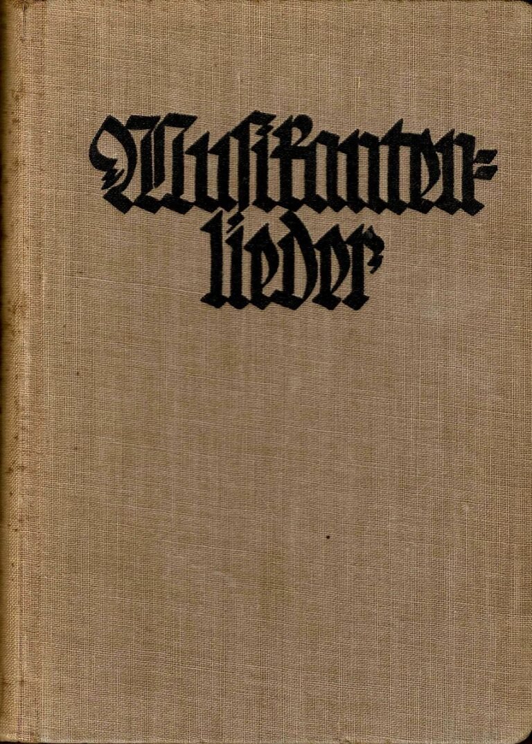 Musikantenlieder 1925 Titel