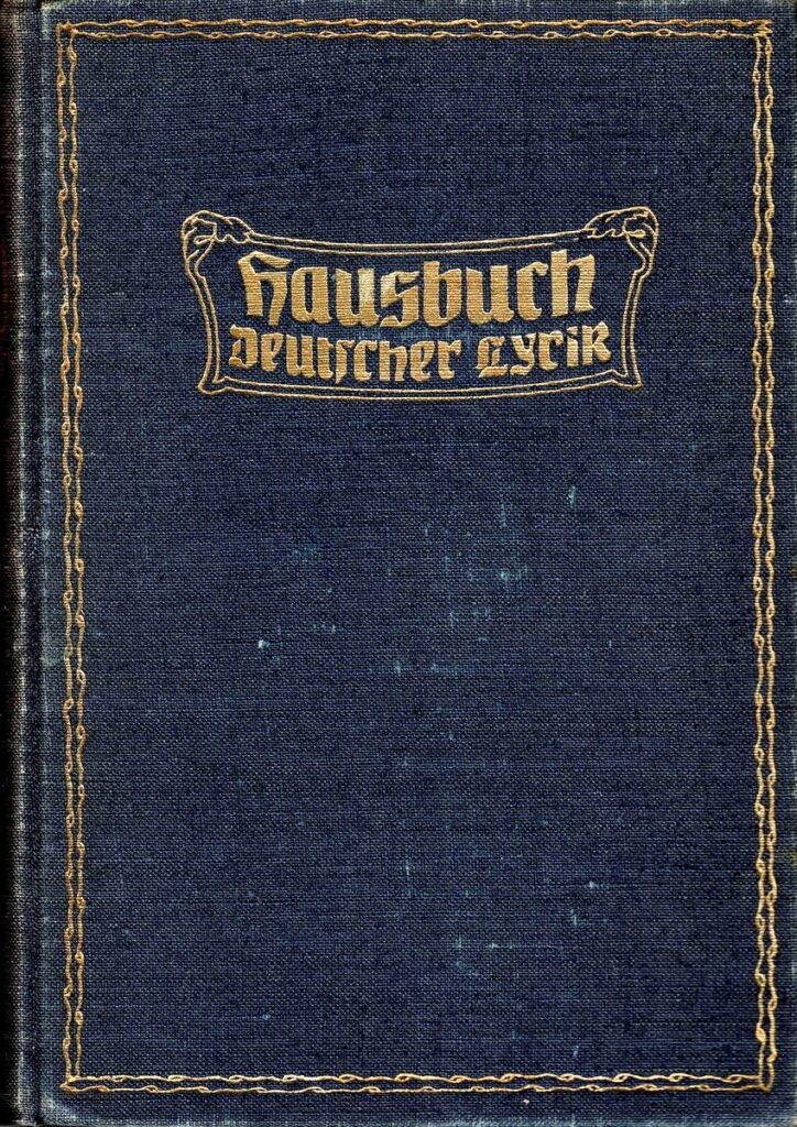 Hausbuch dt Lyrik 1910 Titel