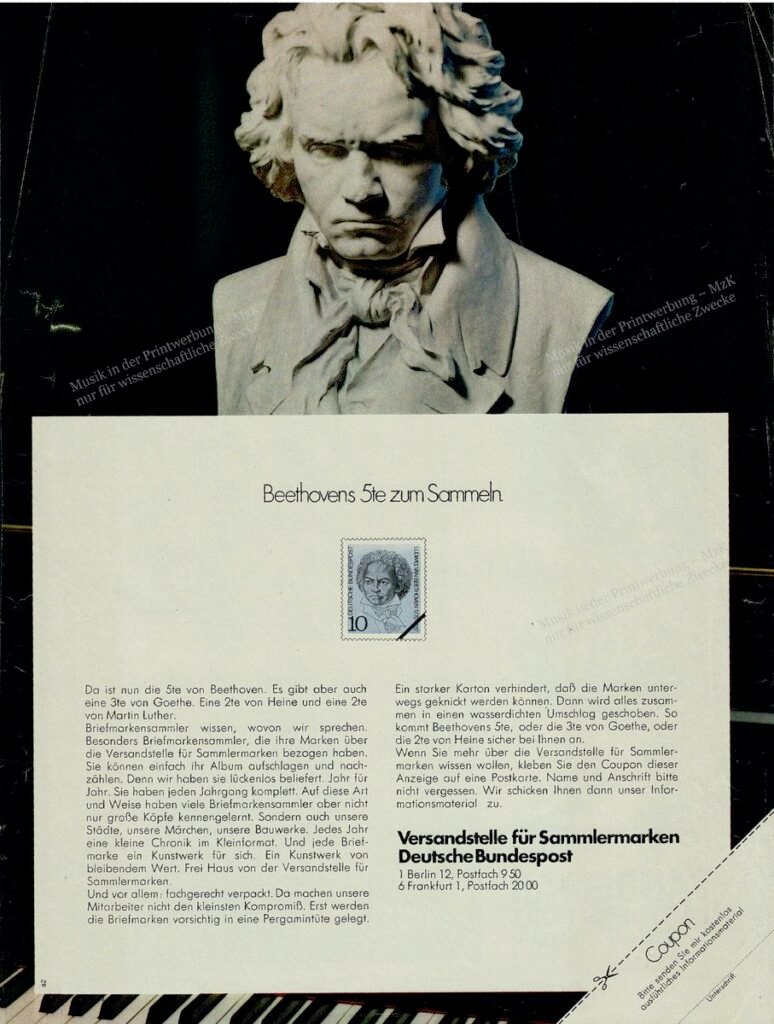Deutsche Post Beethoven Spiegel 49 73