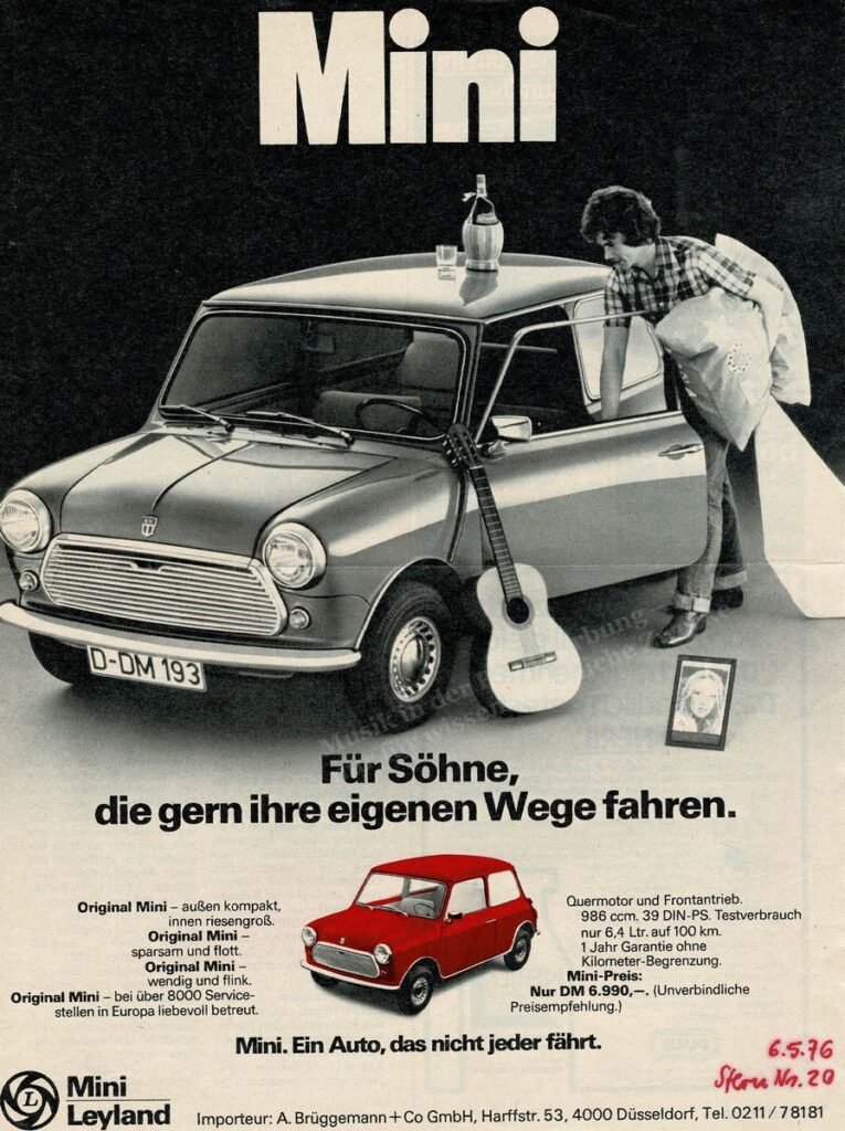 Mini Gitarre Stern 20 6 5 1976