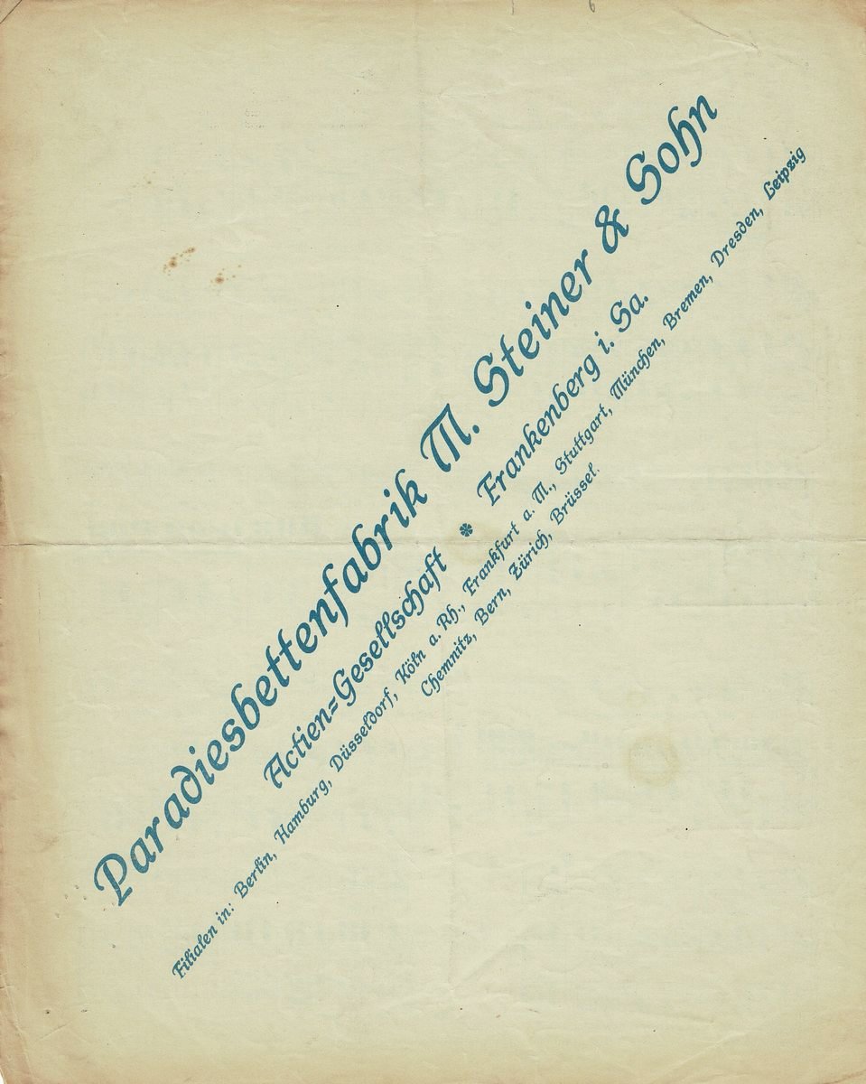 Mein Paradies Bettenfabrik Rückseite